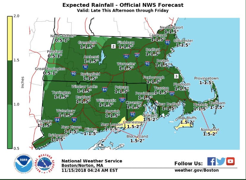 RI Weather: Up To 6 Inches Of Snow, Start Times Detailed | Newport, RI ...